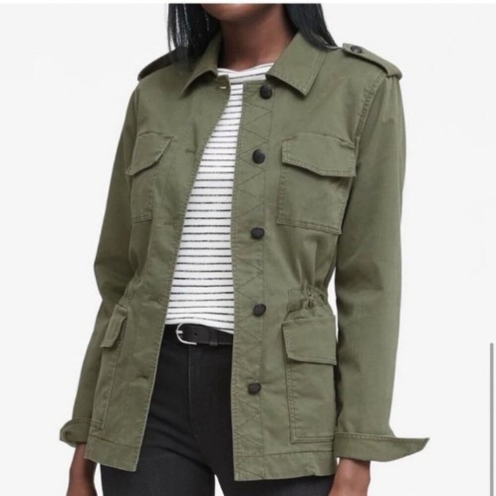 Banana Republic Olive Green Utility Jacket